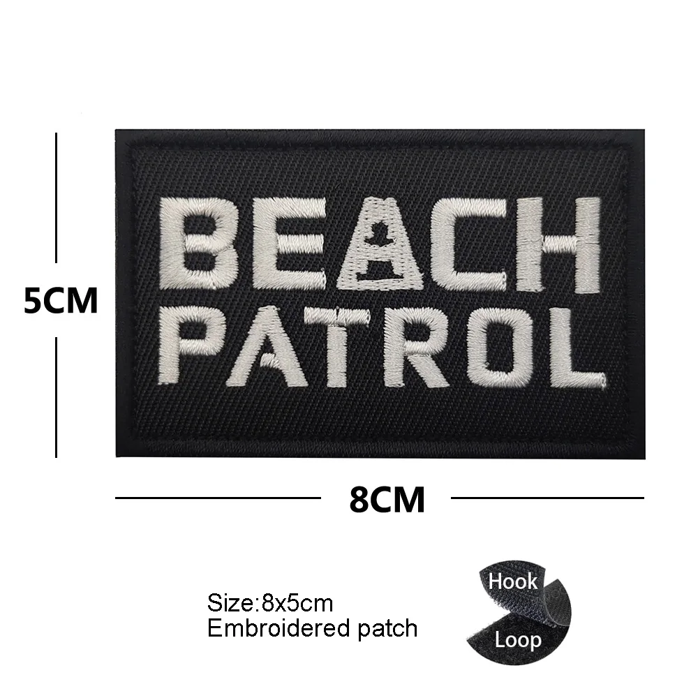 Personalized Alphabet Embroidery Patch - Fun Outdoor Bag Badge with Hook and Loop Attachment