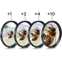 Close Up Macro Filter +1+2+4+10 Close-UP 37MM 43MM 46MM 49MM 52MM 55MM 58MM 62MM 67MM 72MM 77MM for Canon Nikon Sony Camera 1