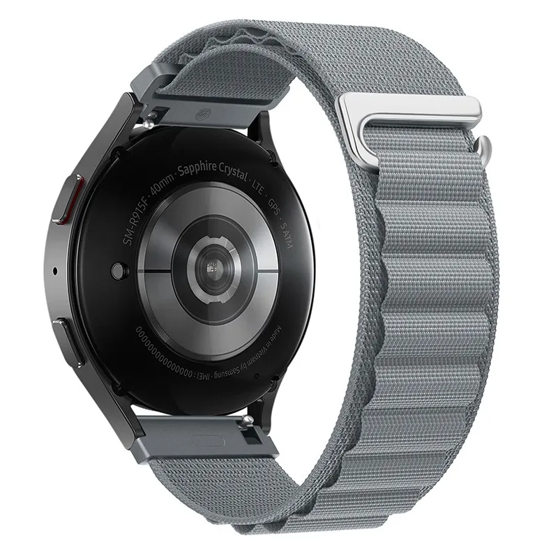 Versatile Nylon Alpine Loop Band - 20mm/22mm Adjustable Wristband