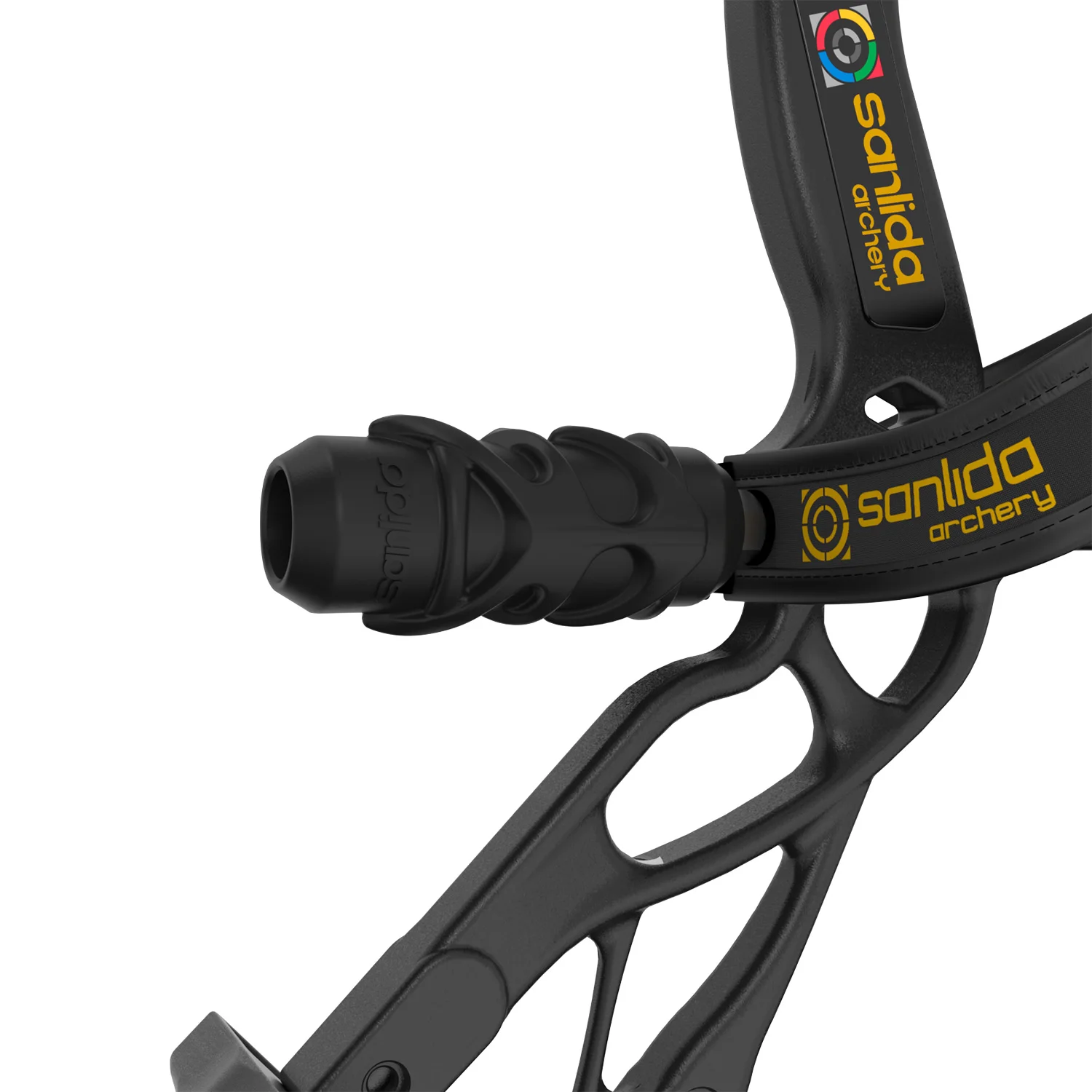 Sanlida Dragon 9 Hunting Bow Stabilizer Black Rubber Shock Absorber For Compound Bow Accessories