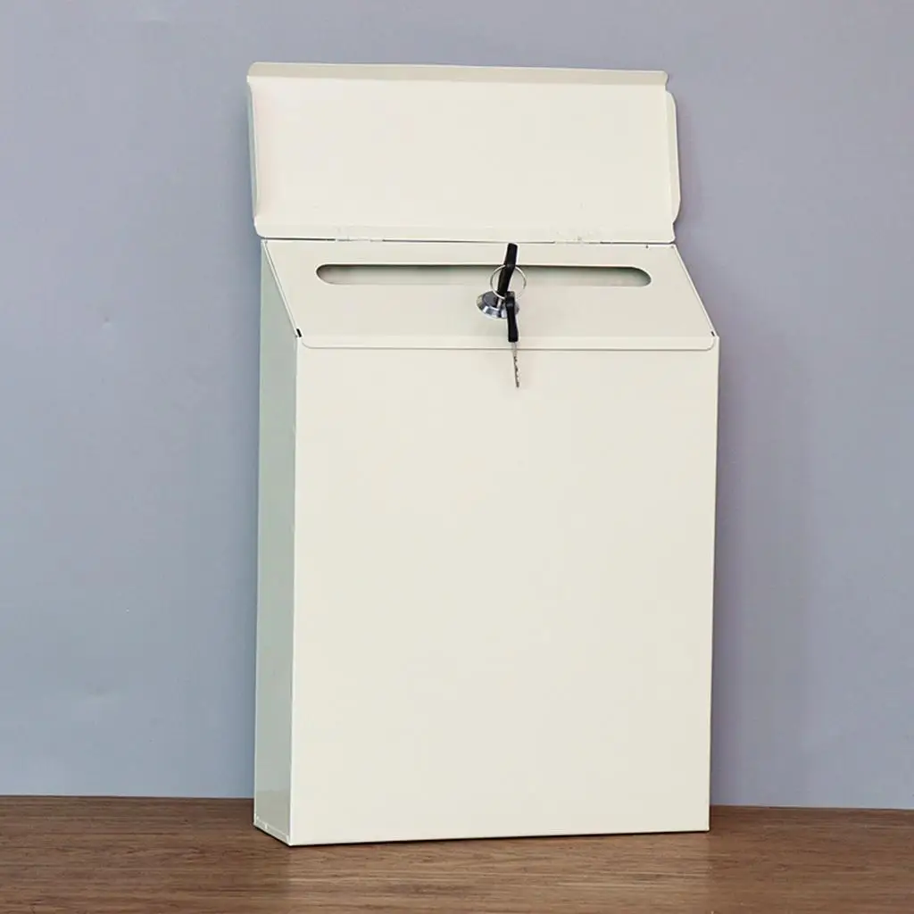 Secure Vertical Mailbox with Lock Sturdy Envelope and Newspaper Holder for Home and Office wall mounted mailbox,post mount mailbox