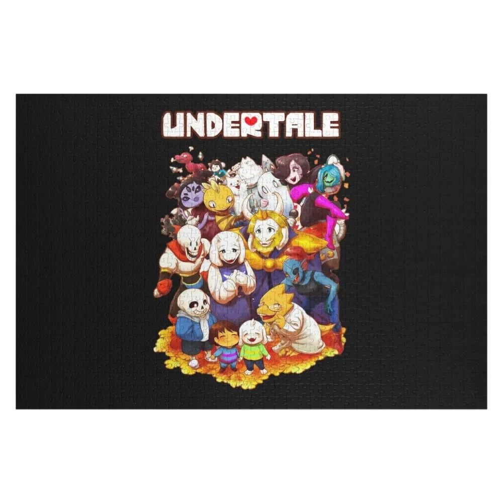 Undertale Video Game Main Characters Funny Design Jigsaw Puzzle Jigsaw Custom Photo Custom Puzzle custom digital video photo gift album and brochure cards for wedding invitation and business promotional