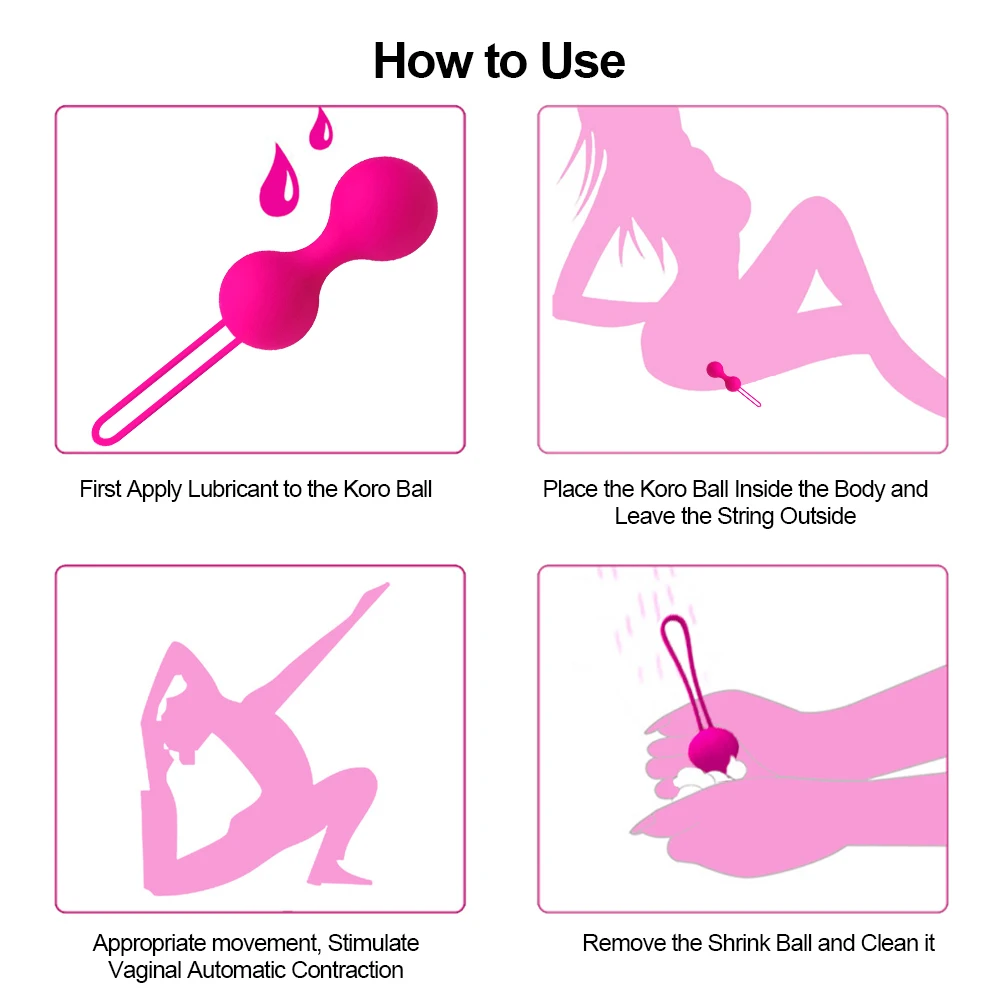 Beads Vaginal Ball Sex Toys for Women Silicone Smart Geisha Kegel Ball Simulator Vagina Chinese Ben Wa Tightening Exerciser