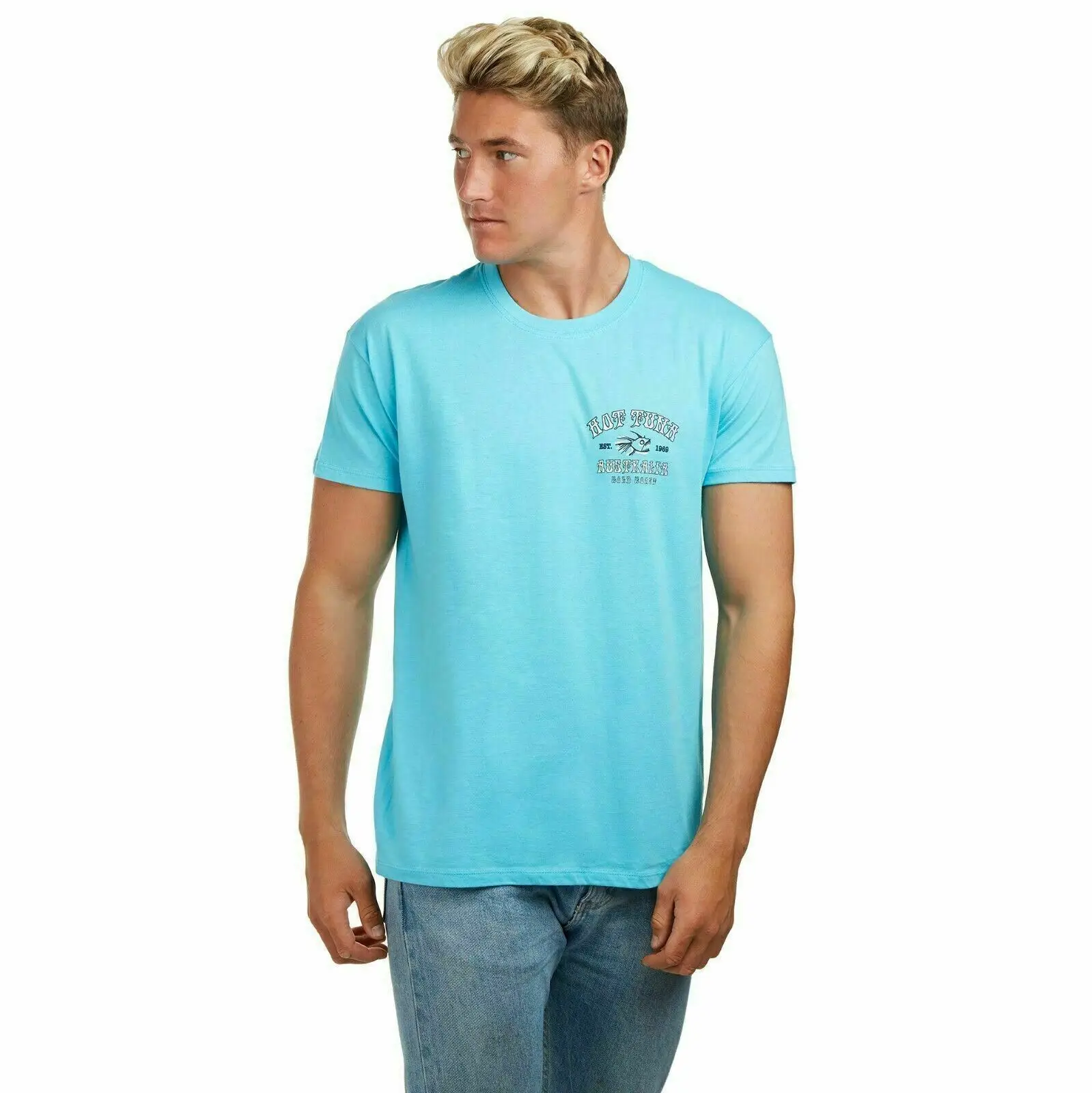 Hot Tonno Mens Soul Bomb T-Shirt Atoll Blue
