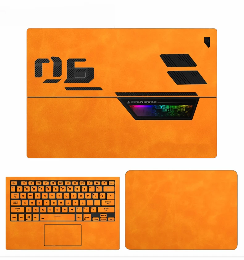 Kh Crazy Horse Pu Leather Skin Sticker Cover Per Asus Rog Flow Z13 Gz301 Gz301Z Gz301Ze Muslimate 2022-2023