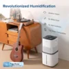 Superior 6000S Smart Evaporative Humidifiers for Home Whole House up to 3000ft², 6 Gal, Last 72-Hour, Premium Filter, Dry Mode, 3