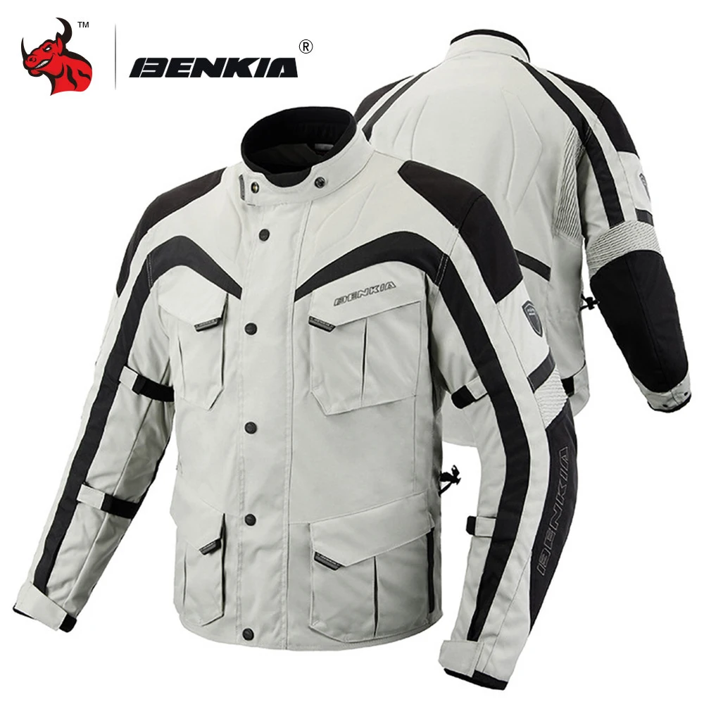 Giacca Moto BENKIA giacca Moto impermeabile antivento invernale  abbigliamento uomo giacca da corsa fuoristrada Motocross equipaggiamento  protettivo