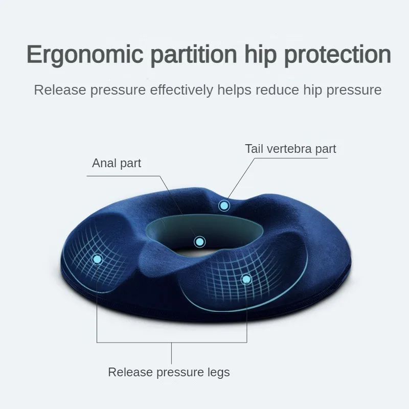 Seat Cushion Donut Pillow Hemorrhoid Tailbone Coccyx Orthopedic Medical Prostate 1PCS