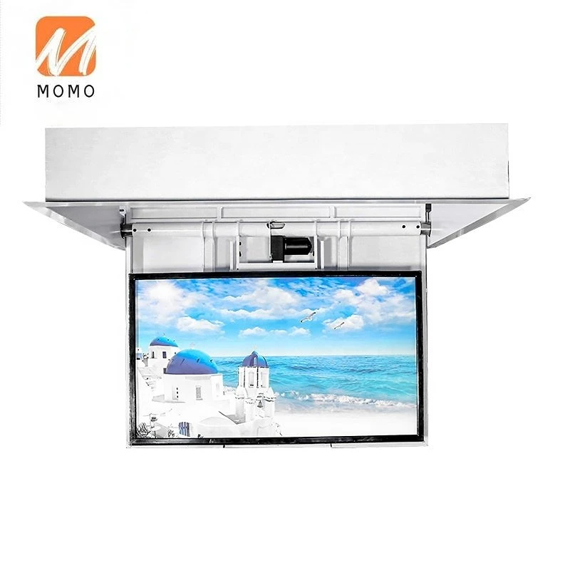 고성능 스마트 전기 컨트롤러 TV 리프트 브래킷, 32 46 55 75 100 인치 전동 천장 TV 리프트