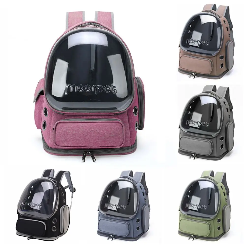 APC+Oxford Cloth Cat Space Capsules Breathable Portable Cat Carrier Bag Large Capacity Pet Double Shoulder Bag Cat/Puppy