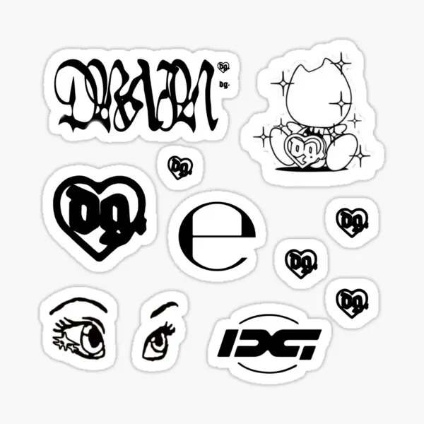 Drain Gang Stickers 10 Pcs 5PCS Stickers for Home Print Wall Laptop Luggage Decorations Background Car Living Room Window Room