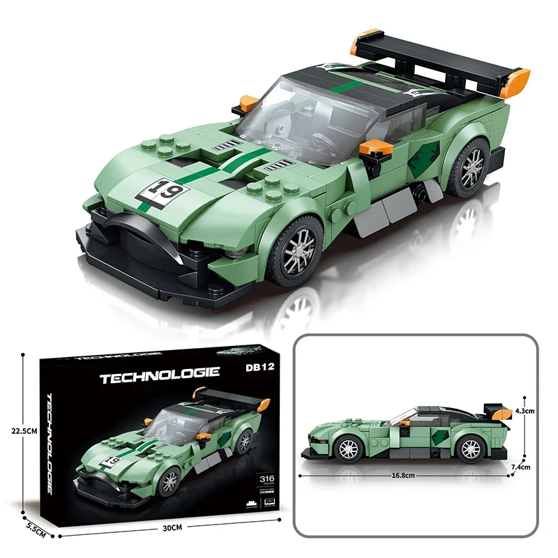 

Конструктор Reobrix DB12, супермашина, технический конструктор, совместим с Lego, детский подарок