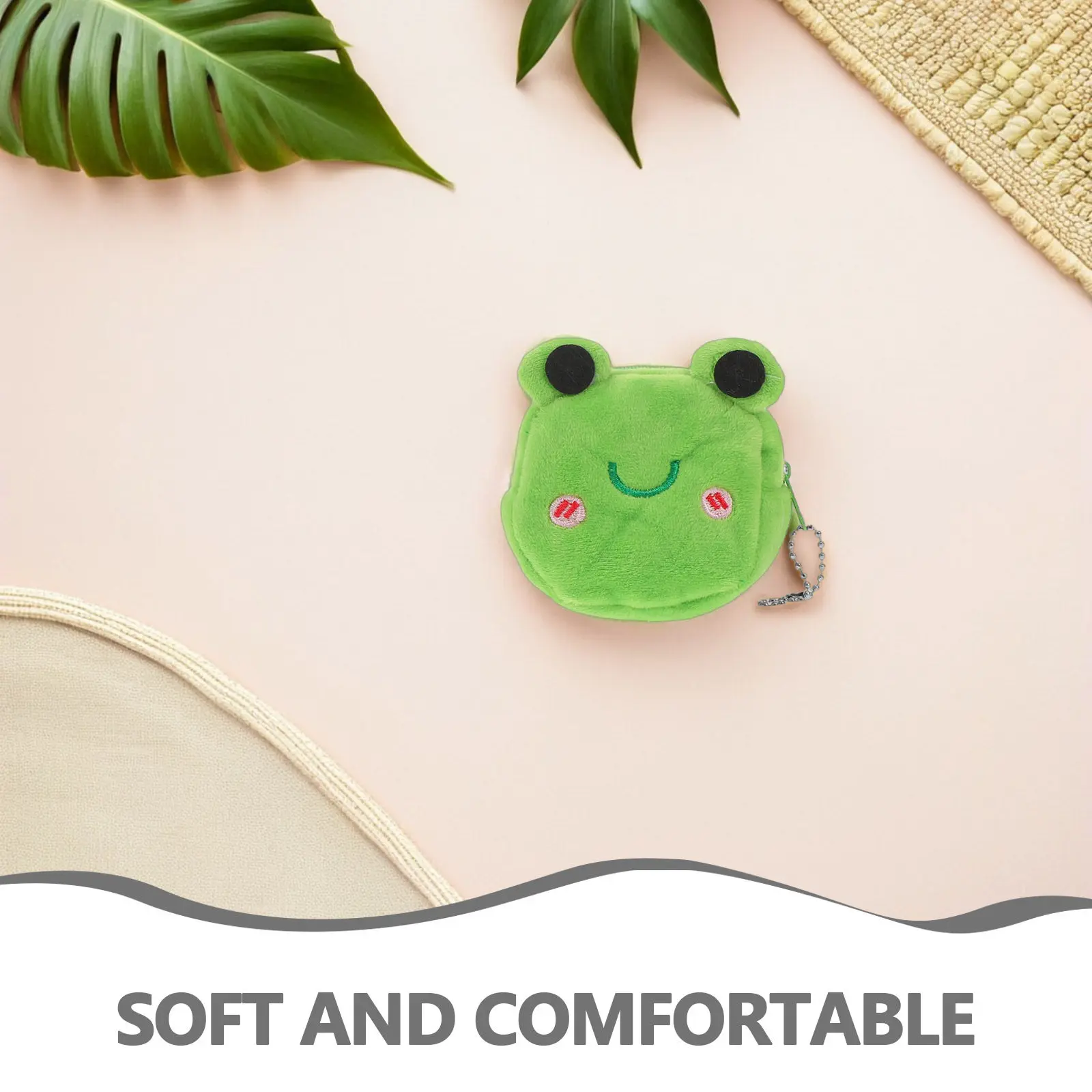 2개 세트 개구리 동전 지갑 귀여운 동물 스타일 지갑 작은 지퍼 동전 지갑 키체인 미니 가방 여성 여행 파티용 작은 지갑