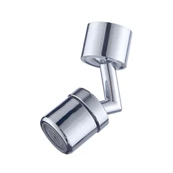 Universal Faucet Spray Head 720 Rotating Water Bubbler Splash-Proof Rocker Arm Faucet Extender Aerators Kitchen Faucet Nozzle