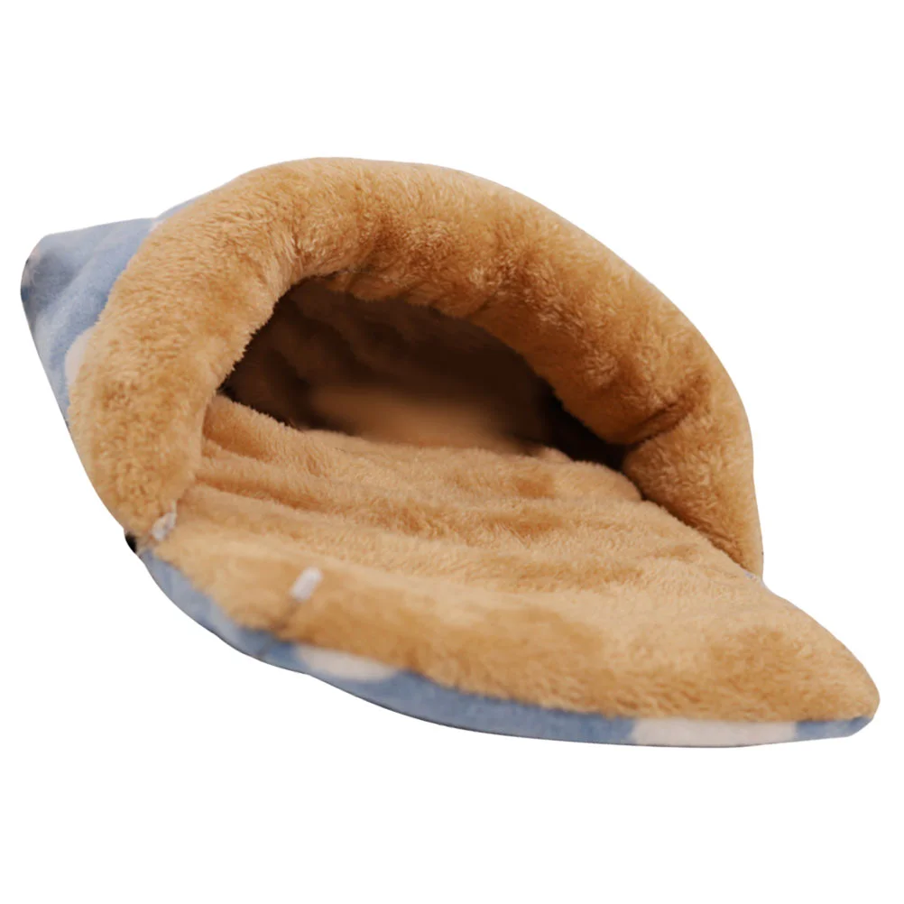 

Stuffed Rabbit Plush Pig Cotton Nest Guinea Sleep Sack Cartoon Printing Hamster Bed