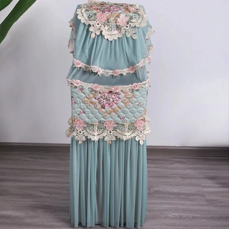 European style floral lace cloth water dispenser cover set water cooler cover dust proof barrel