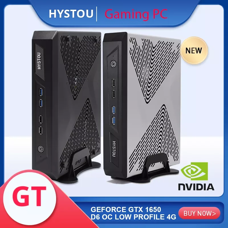 HYSTOU Mini Gaming PC I9-11900 Mit RTX 3050 - 64GB RAM, 1TB SSD, Windows 11