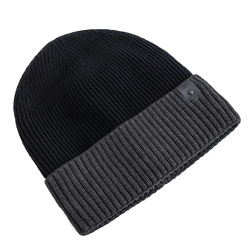 Unisex Winter Hat Fleece Lined Warm Cap Stylish Soft Beanie Hat For Men Women Outdoor Thicken Ski Sports Knitted Hat