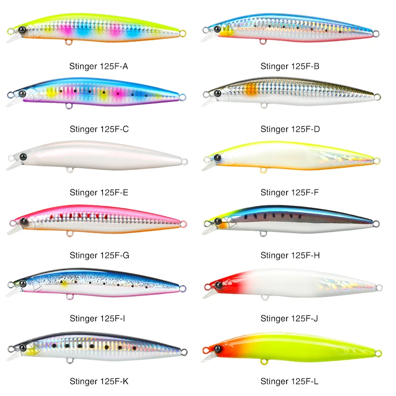 TSURINOYA STINGER ؾ  ÷ ̳  ,  Ŀ , ٴ幰 ϵ ̳, 125F, 125mm, 25g