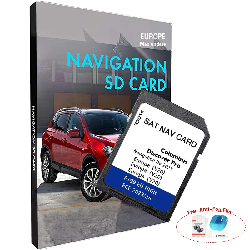 For Skoda VW Discover Media Pro UK Europe Map Sat Navigation Karte 32GB 