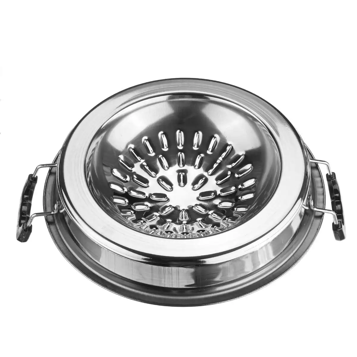 Thai Style BBQ Grill Pan 36cm bbq grill pan Aluminum Barbecue Topper Stovetop Plate Barbecue Pan Basket Steamer Cookware Kitchen Cooking Tools
