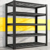 Garage Shelving 3000LBS Storage Shelves Heavy Duty Shelving Adjustable 5-Tier Industrial Metal Shelving Units for Garage 1