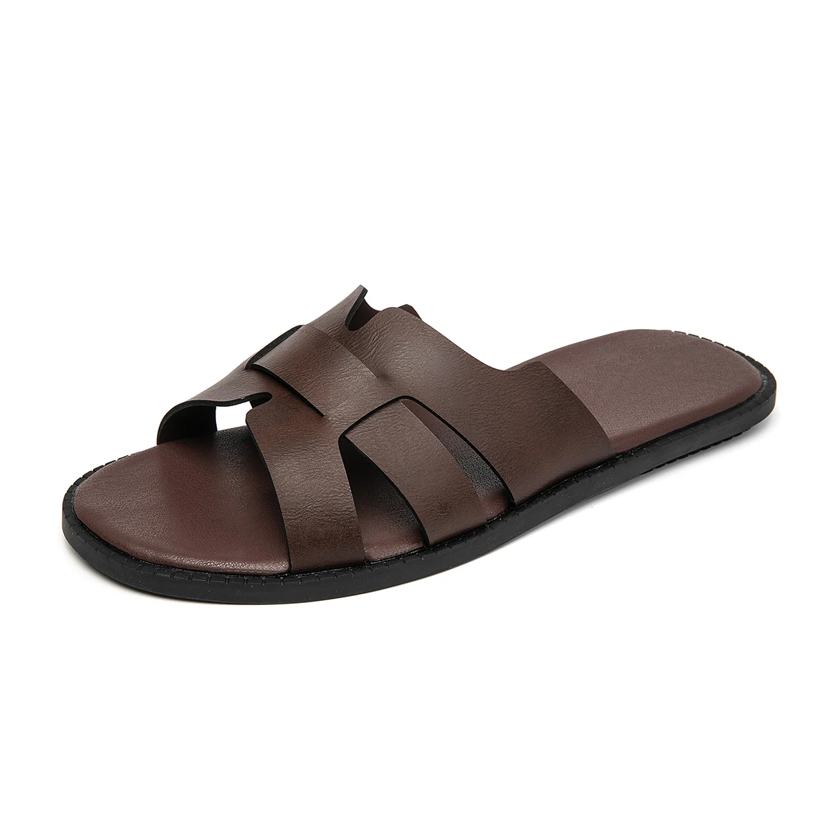 Herren-Hausschuhe, Badeschuhe, Outdoor-Freizeitsandalen, rutschfest und strapazierfähig, leichte, coole Herren-Slipper – Detail 10