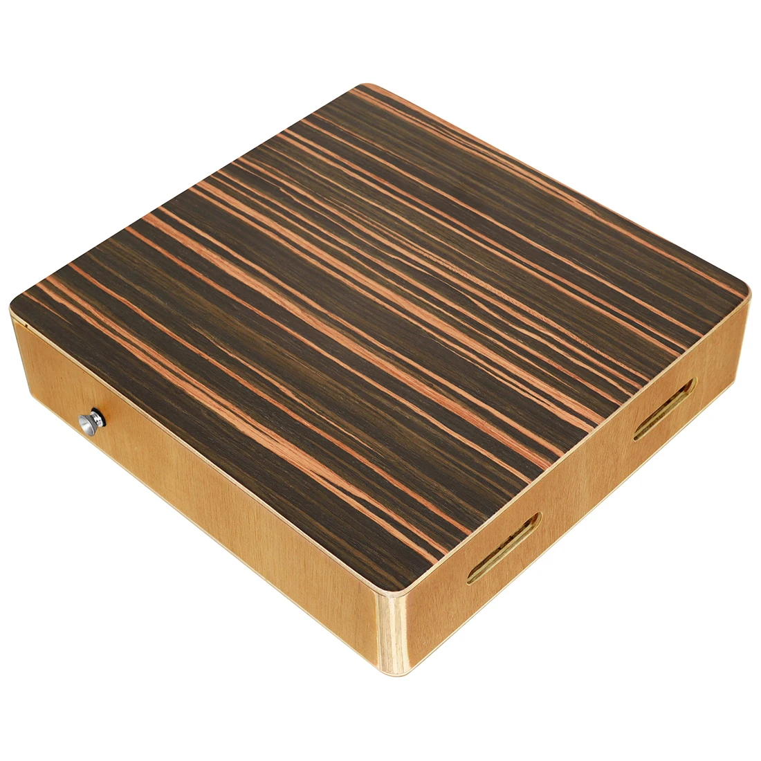 Hand Drums Portable Traveling Cajon Drum Compact Wooden Cajon Box Drum with Adjustable Strap Performance Music Instrument