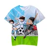 T-Shirts Anime Cartoons Captain Tsubasa 3D Print Streetwear Boy Girl Casual Fashion Oversized O-Neck TShirt Kids Tees Clothes 1
