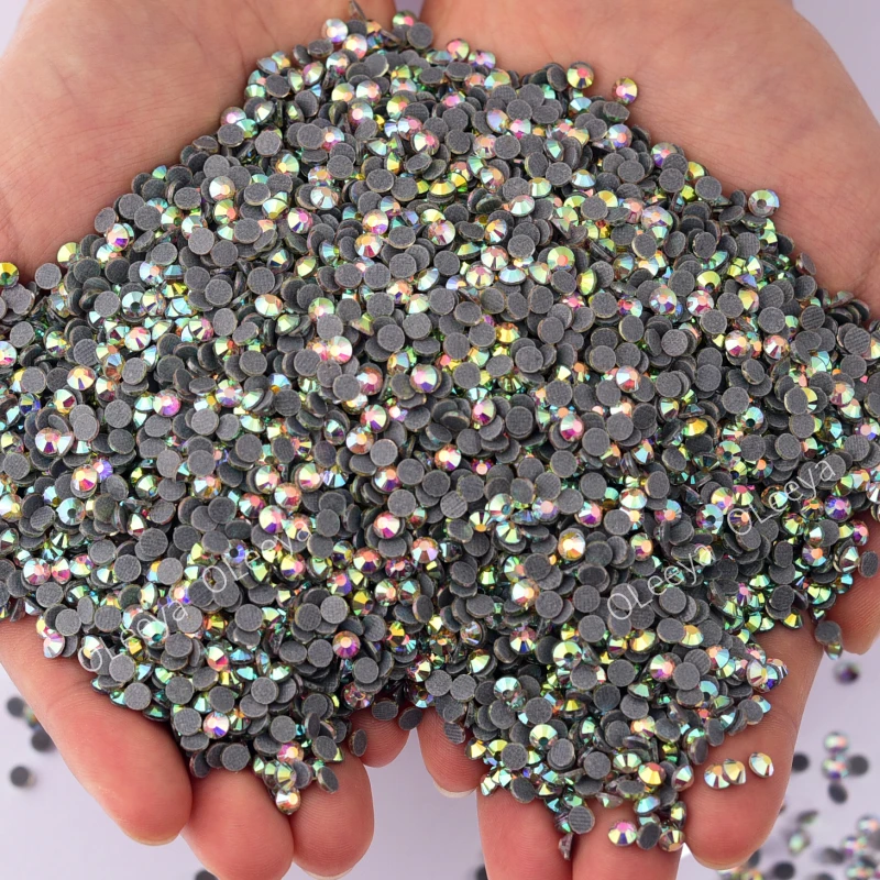 Description Picture 5 of itemHigh Quality Better DMC Clear Hotfix Rhinestones Super Bright Glass Strass Iron On Crystal Hot fix Rhinestone For Fabric Garment