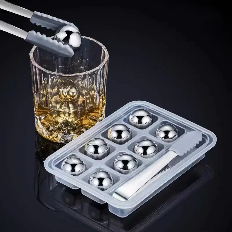 Whiskey Stones Sipping Ice Cube Ball Shape Cooler ice cubes whiskey stones for Wedding Christmas Bar Kitchen
