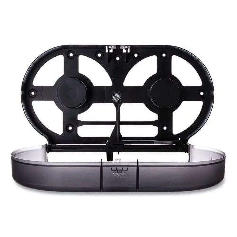 

Двойной дозатор туалетной бумаги JBT 9 дюймов, океан, 19X5,25X12, прозрачный черный жемчуг