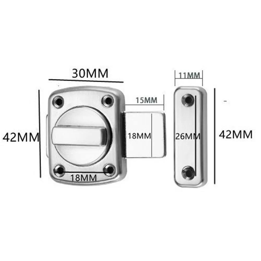 1PCS Anti-theft Door Lock Buckles Cast Metal Hook Door Latch Furniture Doors Right Angle Sliding Gate Lock Bolts Door Latch Door Lock