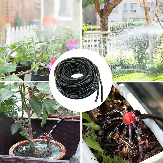 10/20/40 M Mm Kerti Öntöző Tömlő 1/4 "4/7 Pvc Mikrocsepp Öntözőcsövek Sprinkler Gyep Növények Virág Üvegházcsövek - Image 5