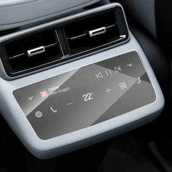 Pellicola temperata per schermo di controllo centrale per auto Pellicola protettiva ad alta definizione Accessori per auto resistenti ai graffi per Polestar 4