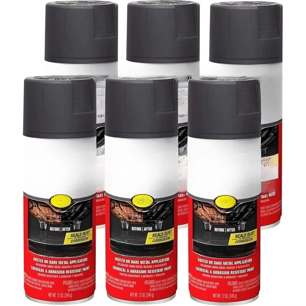 Rust Reform 2-in-1 Spray – Black Rust Seal & Moisture Protection For Vehicles – Stops Rust Fast
