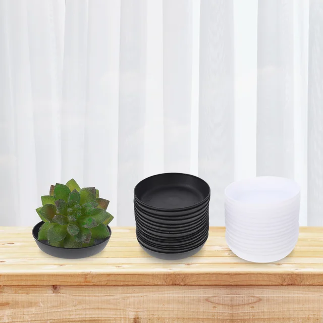 Virágpot Tálca Víz Tálcák Edénylemez Alapok Virágkaparás Bázis Műanyag Kertészkedés Egyszerű Otthoni Kreatív Csepegtetés - Image 6