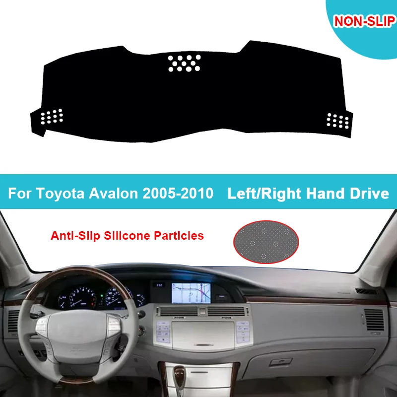Car Dashboard Cover Dashmat For Toyota Avalon 2005 -2007 2008 2009 2010  Flannel Suede Polyester Carpet Cape Protector Sun Shade Interior  Mouldings AliExpress