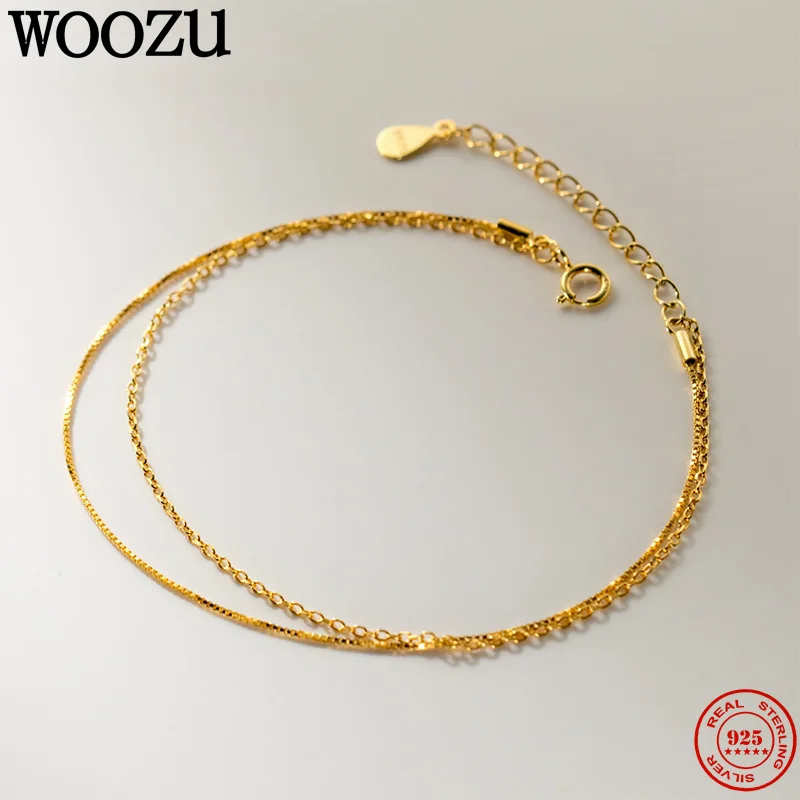 

Браслет WOOZU из стерлингового серебра 925 пробы с двойным отверстием