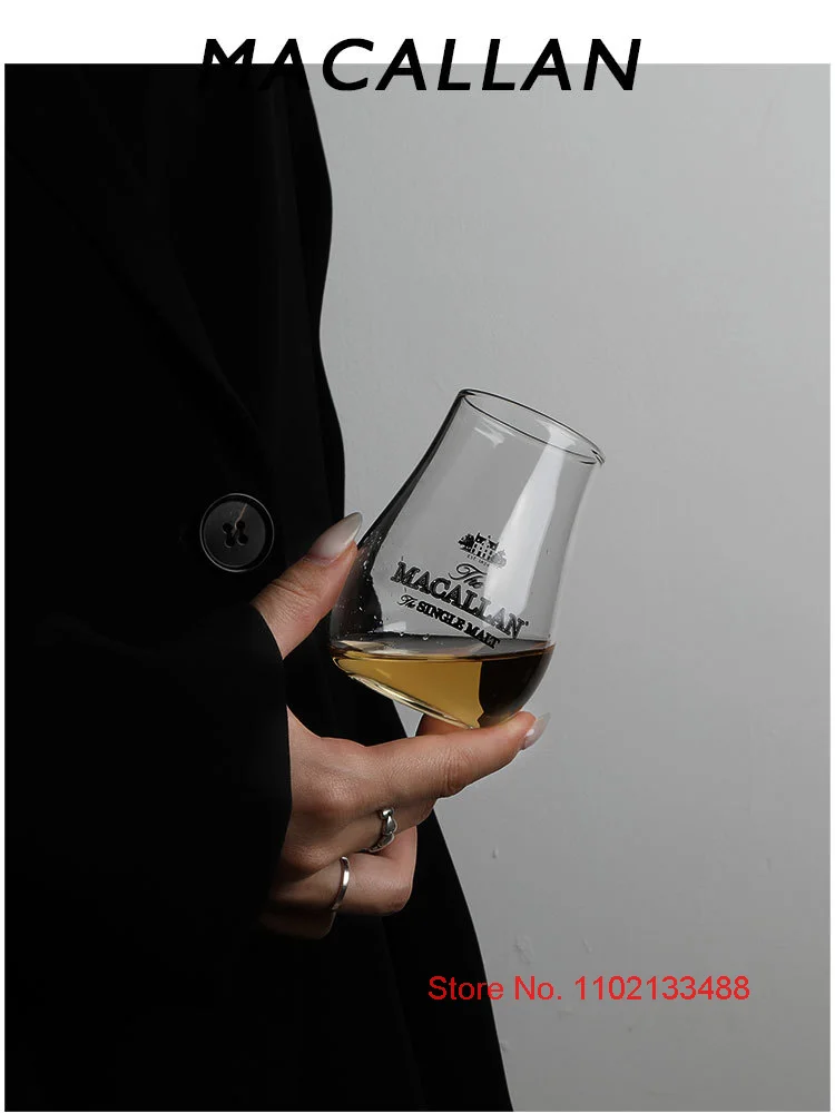 290ml Clear Single Malt Whiskey Tasting Glass Old Fashioned Scotland Wine Tumbler Whisky Copita Nosing Cup
