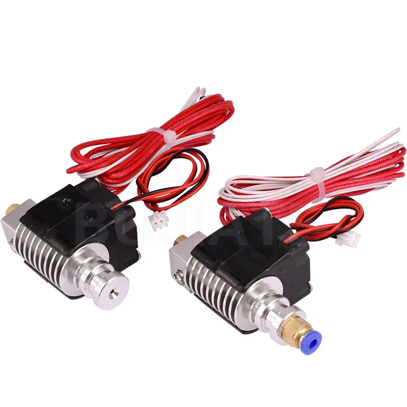 Kit E3D-V5/V6 Long/Short Range Extruder Head 3D Printer Nozzle E3DV5 Complete Set With Fan And Feeding Tube