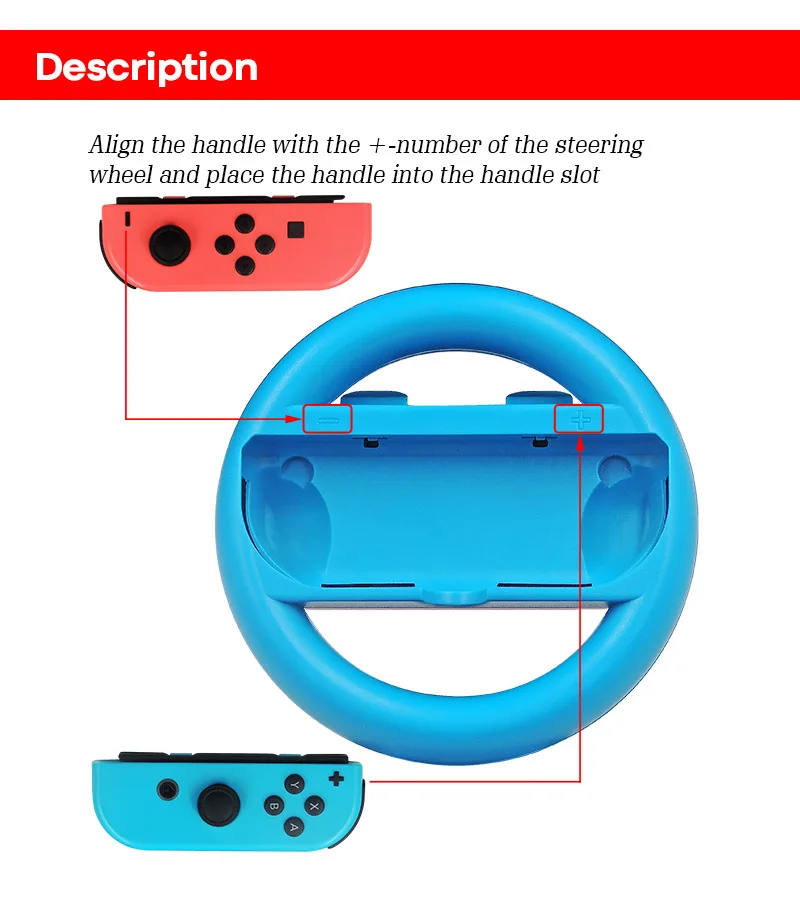 Für Nintendo Switch Racing Lenkrad Zubehör Griff Griffe Joycon Caps für  Nintendo Switch Ns Gamepad Racing Simulator - AliExpress