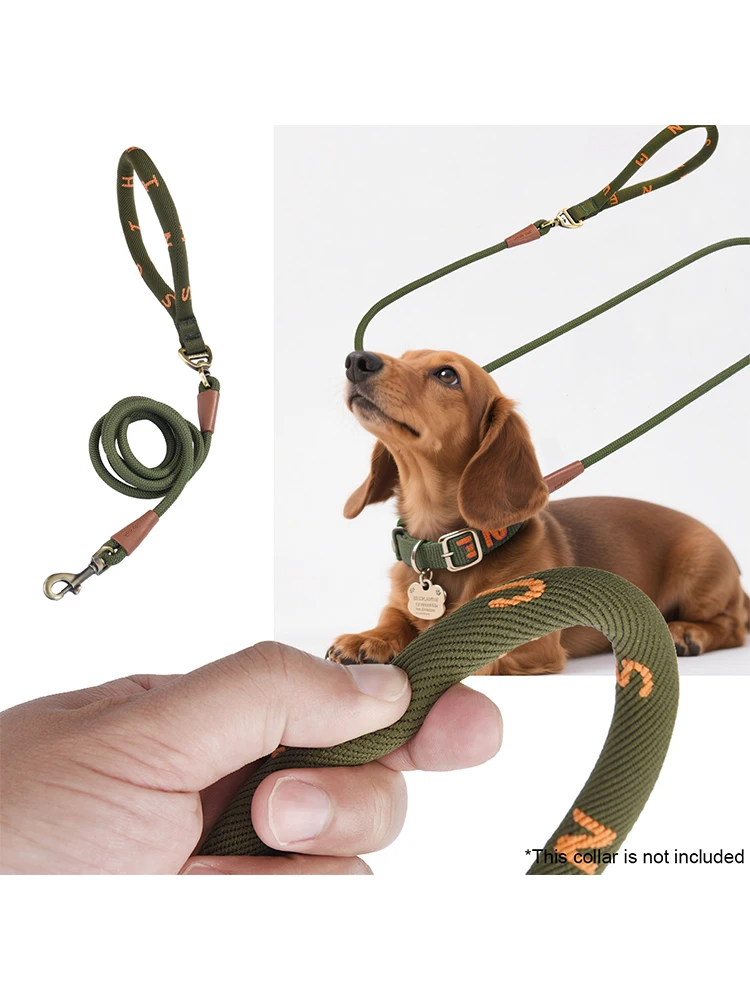durable-polyamide-dog-leash-with-soft-handle-rotatable-zinc-buckle