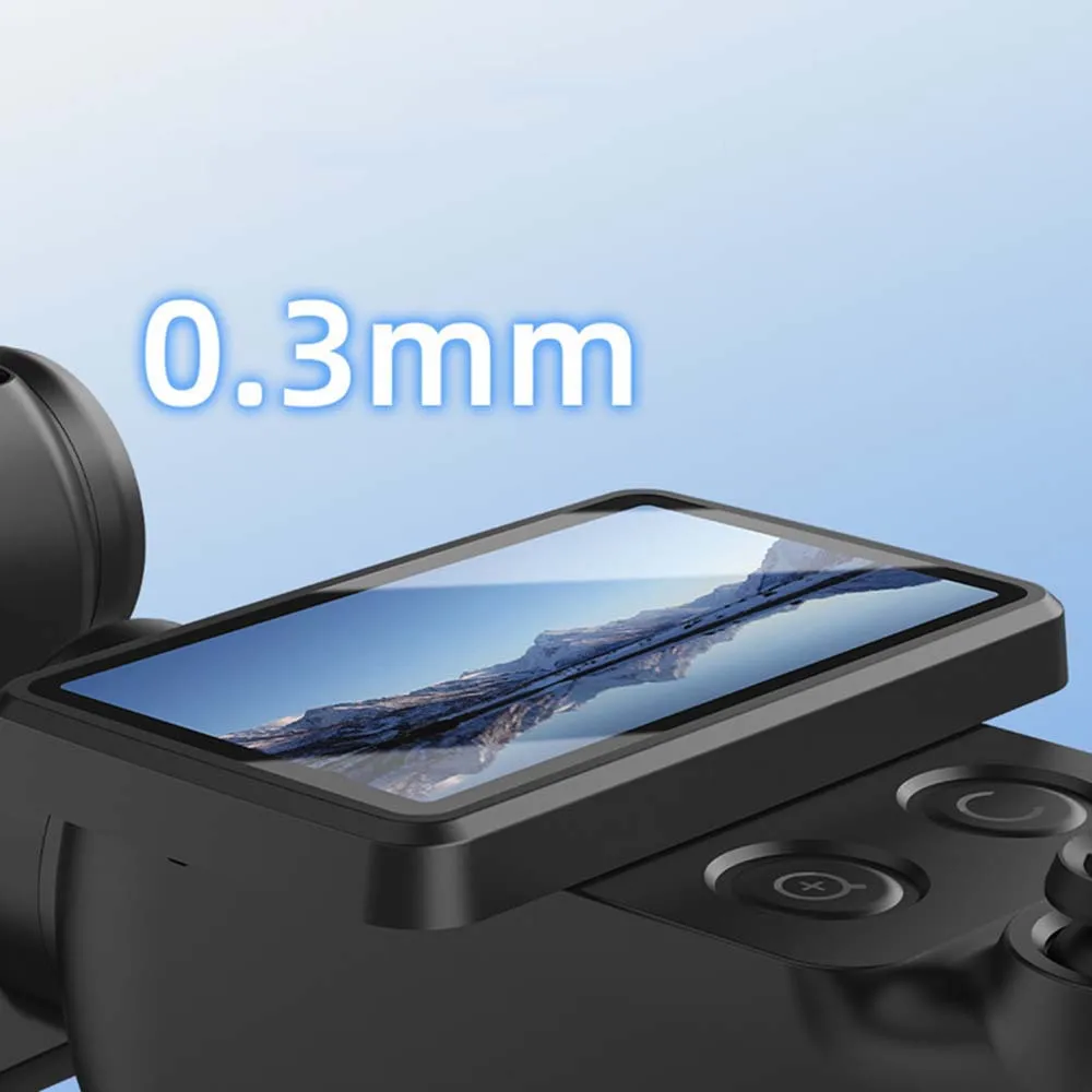 DJI Pocket 4 3용 BRDRC 강화 유리 스크린 프로텍터 스크래치 방지 카메라 스크린 보호 필름(설치 도구 포함)