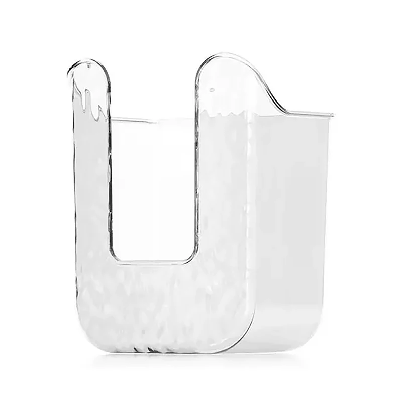 Paper Towel Holder Plastic Wall-mounted Inverted No-punch Napkin Box Self-adhesive