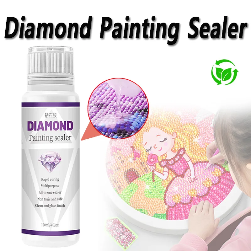 Diamond Painting Sealer Glue Permanent Hold Shine Effect
