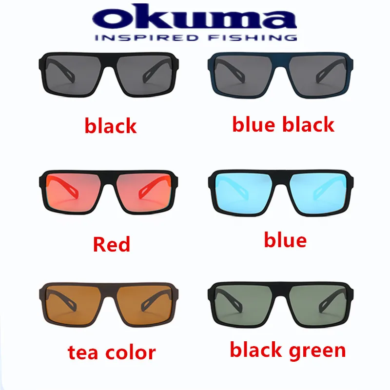 Okuma Polarisierte Angel-Sonnenbrille UV400 für Herren und Damen, Outdoor-Sport, Radfahren, Jagd, Fahren, Sonnenbrille, 6 Farben erhältlich – Detail 14