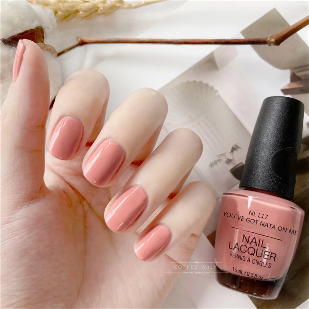 Nail Polish Opie Love Opies 15ML Nail Polish Long Lasting Tearable Quick Dry No Bake Semi-permanent Varnish DIY Fashion Manicure