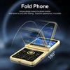 SERVO P20 Ultra Thin New Folding Mobile Phone GSM 4 SIM Standby 2.4 Inch Flashlight Speed Dial FM Radio Magic Voice Cellphones 4