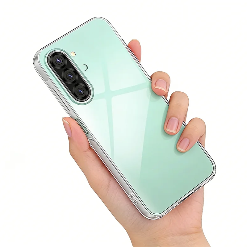 Crystal Clear Silicone Soft Case - Shockproof TPU Slim Back Cover